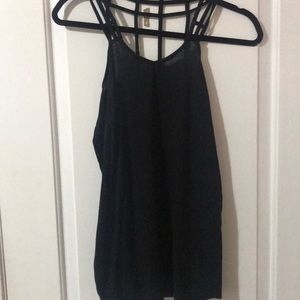 Cage Detail Black Top